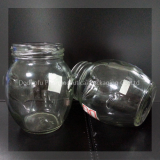 Clear Glass  Honey Jar