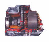 FF Hybrid transmission structure system