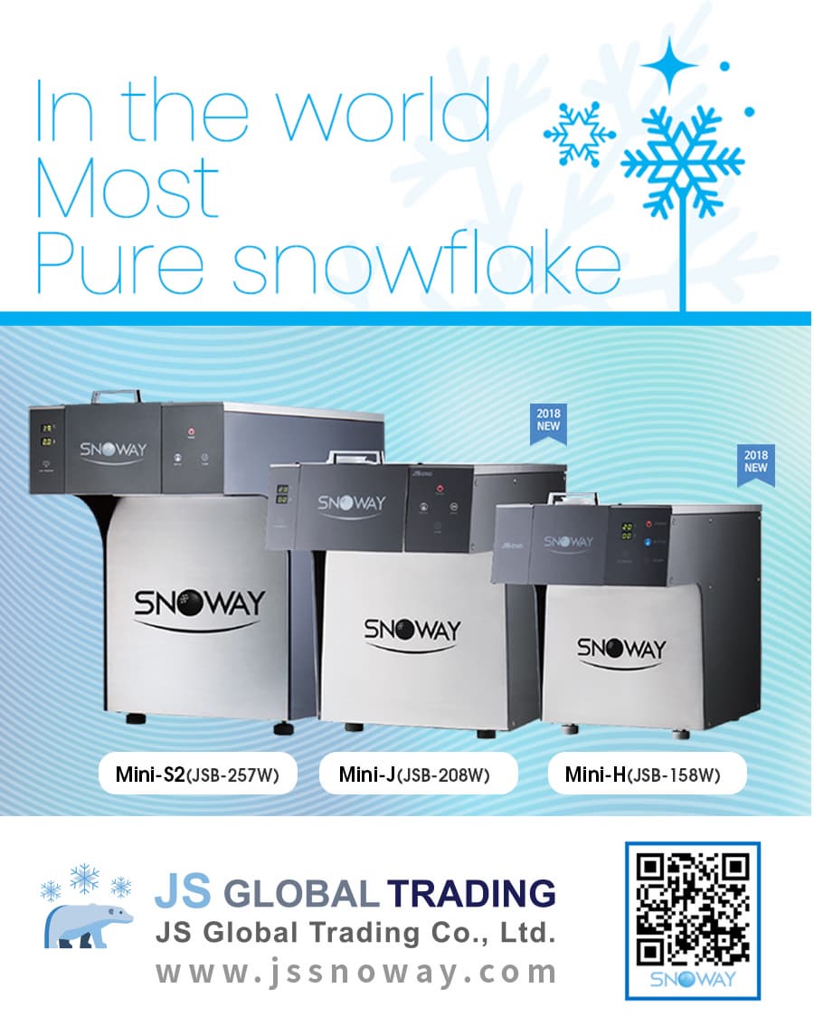 SNOWAY Mini-S2(JSB-257W) - Bingsu Machine, Snowflake ice machine