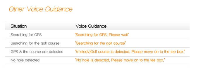 Voice Guidance