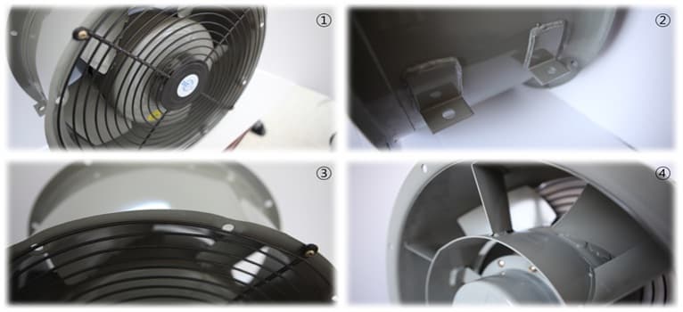 Fanzic-duct inline axial ventilation fan