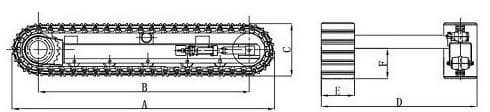 rubber track undercarriage