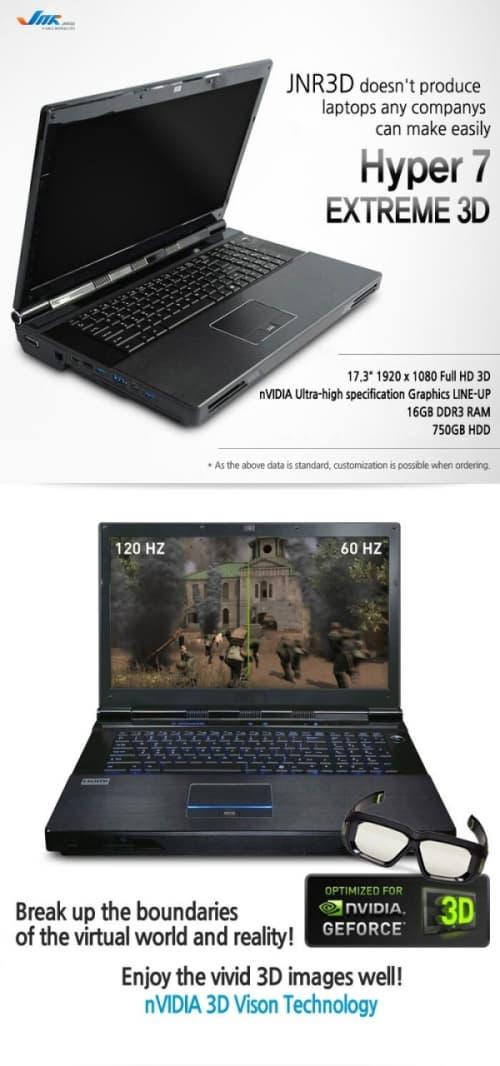 JNR3D Laptop N640