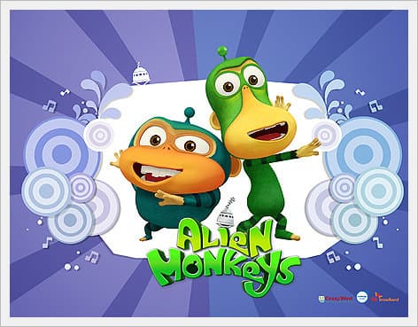 Vesmírné  opice / Alien Monkeys 3D  (2012-2015)