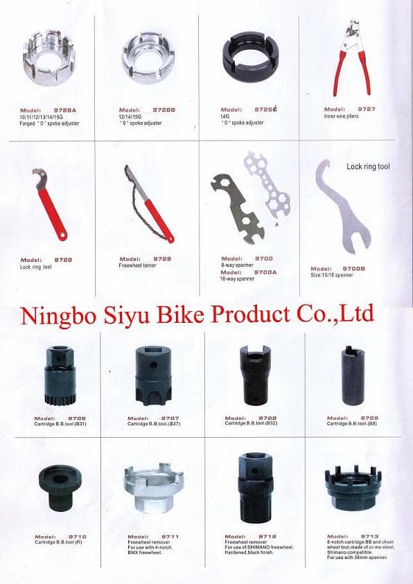 bike repair tools names