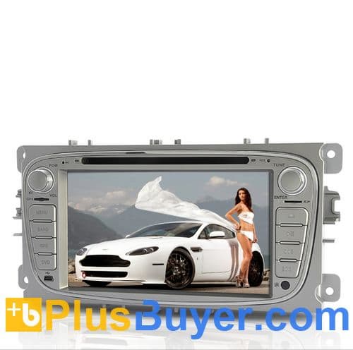 Road Star - 2-DIN 7 Inch Touchscreen Car DVD Player with GPS - For Ford Focus/Mondeo