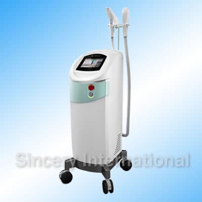 IPL Laser Beauty Equipment for hair removal and tattoo removal: Description :  pulsed light through the professional hand-piece. High quality crystal 
