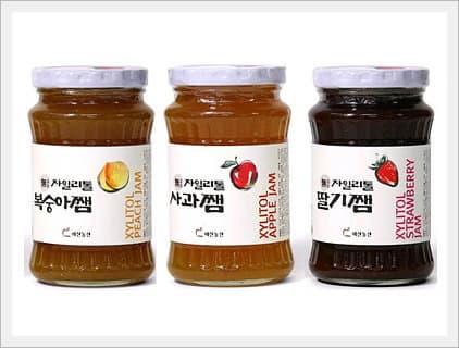 Sugar Free Xylitol Fruit Jam -Strawberry, Apple, Peach Jam