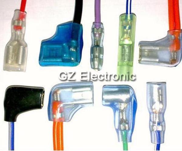 2 4 5 6 8 10-21mm End cap PVC Plastic Cable wire thread cover vinyl End cap 