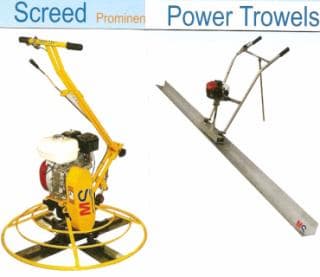Screed and Power Trowels