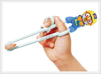 Edison Training Chopsticks helper Pororo Animation Character for kids flatware 