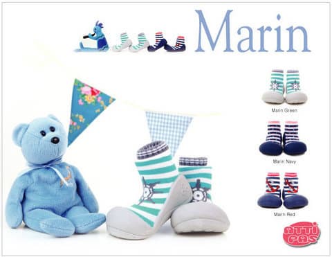 Baby Shoes, ATTIPAS - Marine