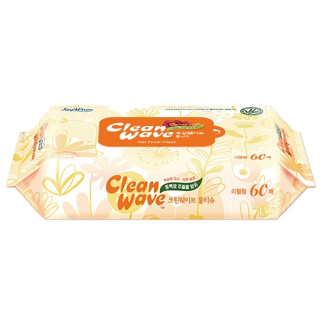 Cleawave basic(wet wipes/wet tissue)-60sheets