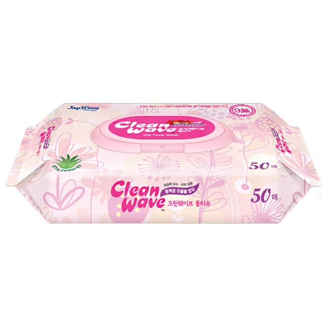 Cleanwave(wet wipes/wet tissue)-50sheet