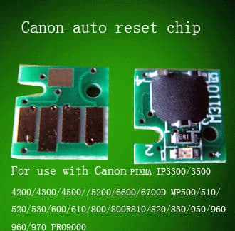 Canon printer chip reset software