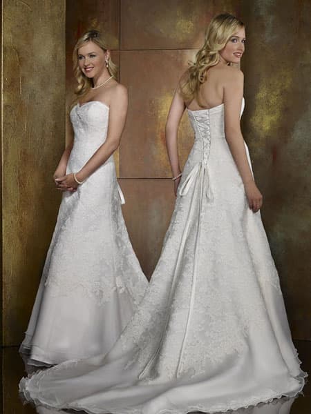 cheap a line wedding dresses