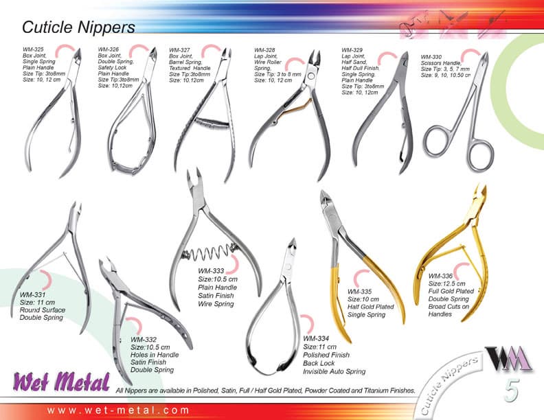 Cuticle Nippers: Overview Of Types & Variations And Their Applications