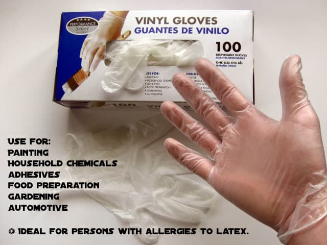 vinyl gloves target