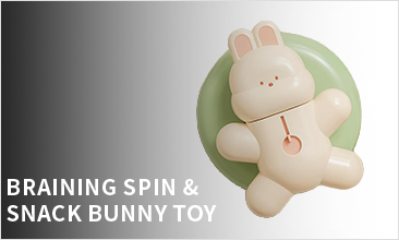 BRAINING SPIN & SNACK BUNNY TOY