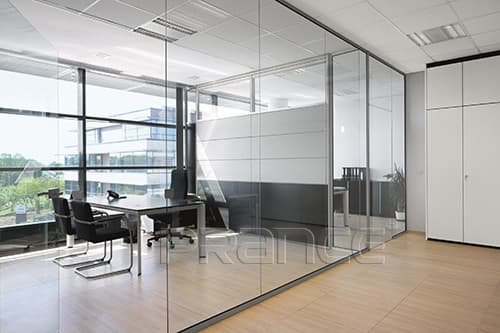 Moisture proof 2018 office building Single Glass Partition