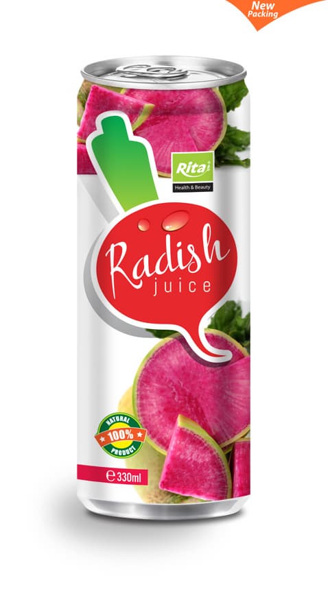 330ml Slim Can Radish Juice Best Time Drink