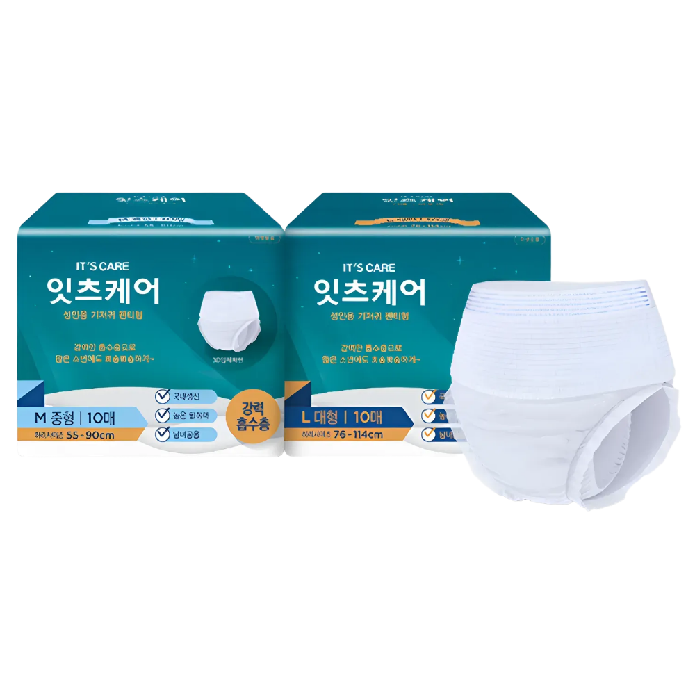 IT_S CARE Adult Diaper Pull_Up Pant Type Senior Silver Product Medium_ Large