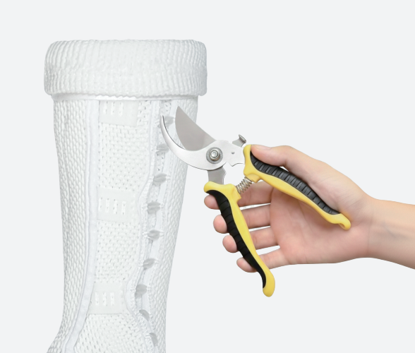 Easy_to_remove cast requiring no cast saw _world_s first product developed_