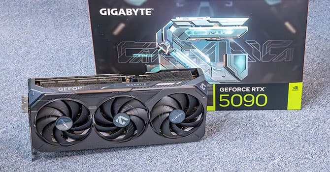 GIGABYTE NVIDIA GeForce RTX 5090 GAMING OC 32G GDDR7 PCI Express 5_0 Graphics Card