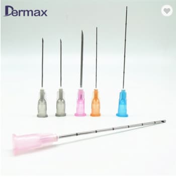 Disposable piercing cannula needle 27g