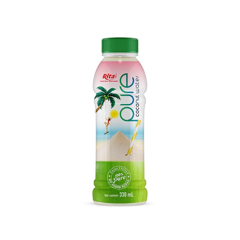 330ml Pet Bottle 100_ Pure Organic Coconut Water No Add Sugar