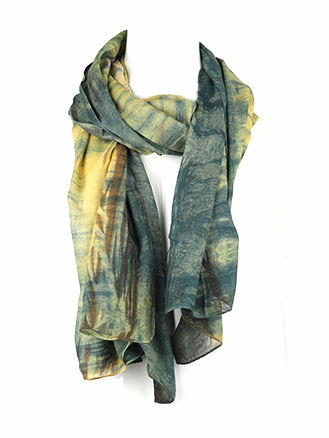Natural dyeing scarves