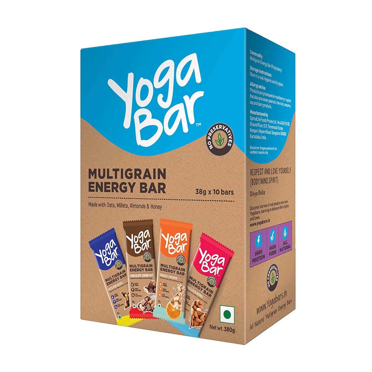 Yogabar Multigrain_Energy Snack Bars Pack