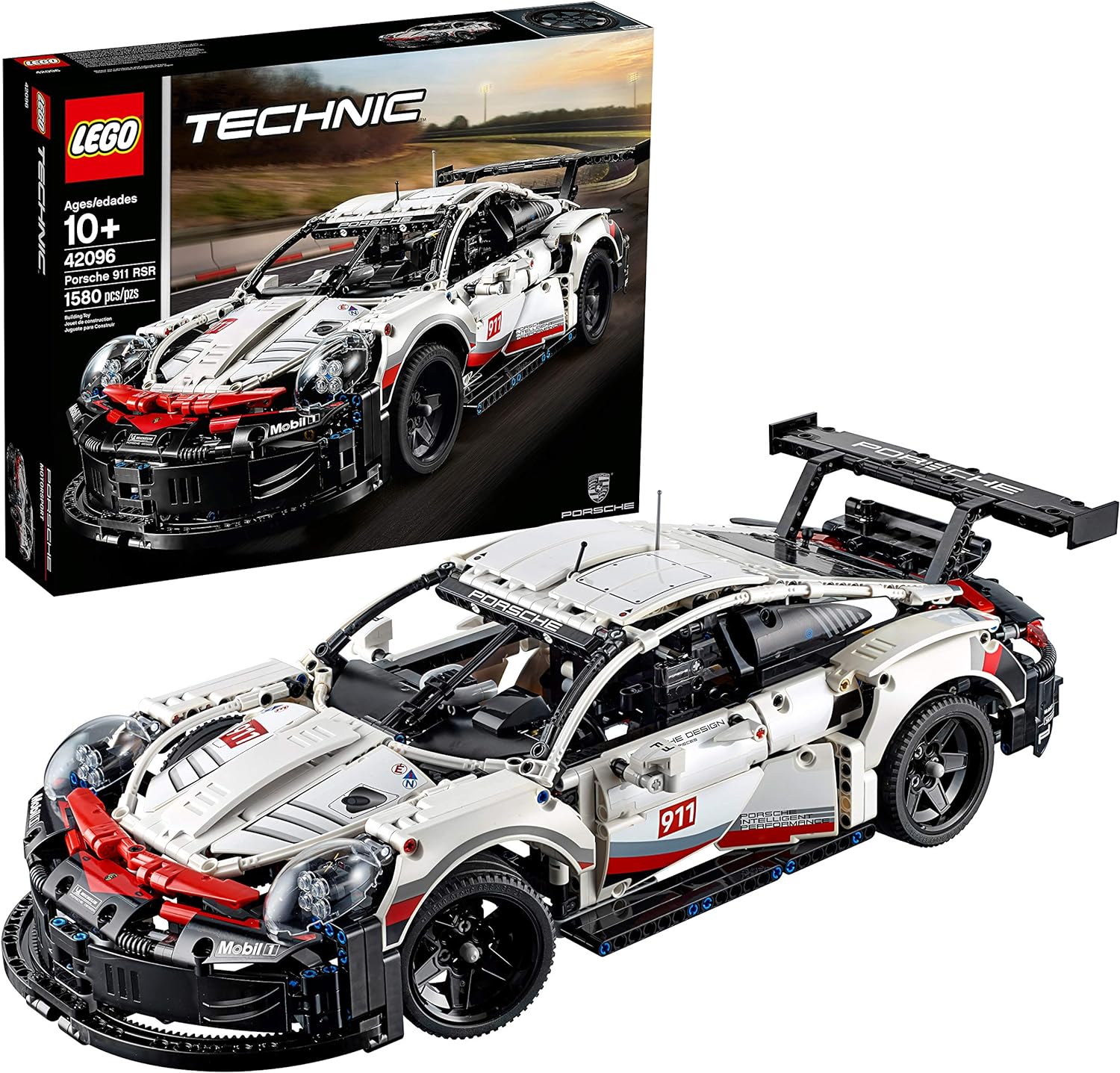 LEGO Technic Porsche 911 RSR Race Car Model Building Kit 42096_ Advanced Replica_ Exclusive Collect