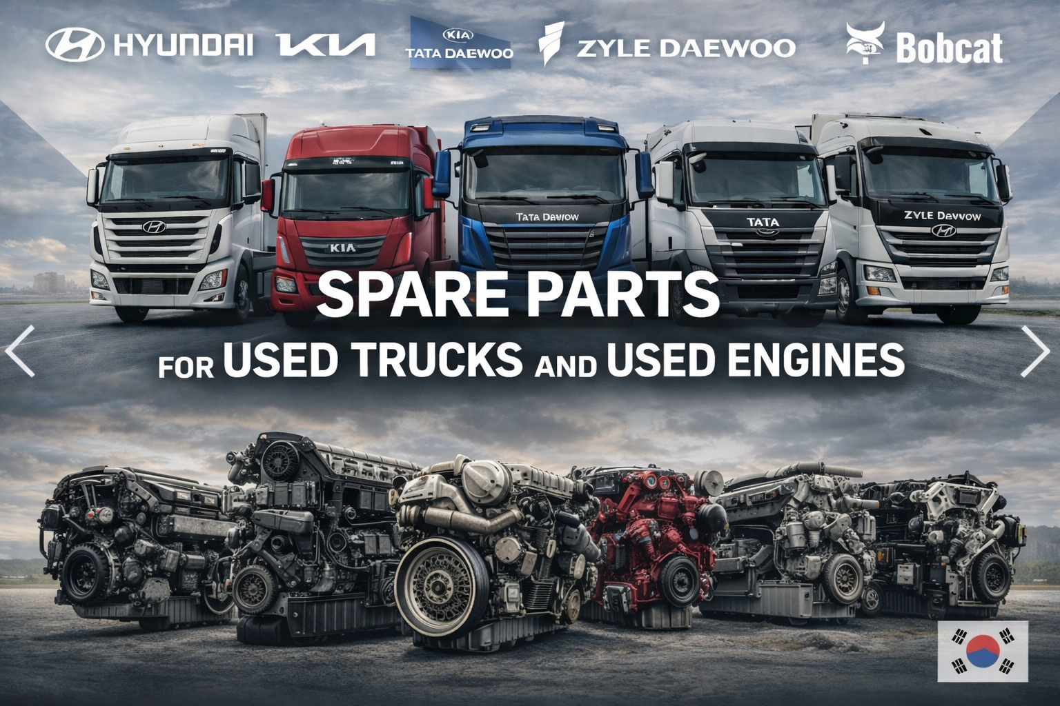 SPARE PARTS FOR USED TRUCKS AND USED ENGINES