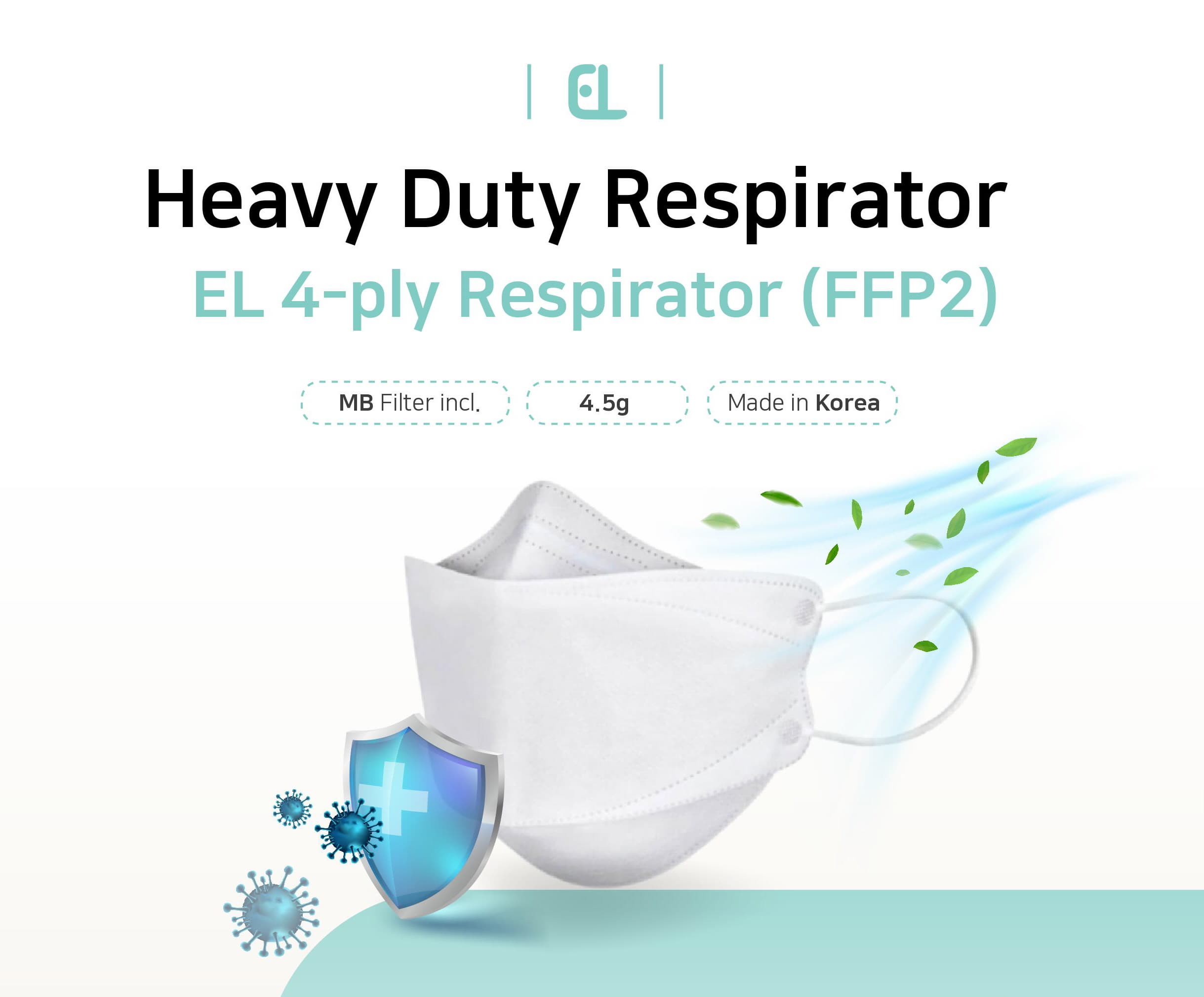 EL Heavy Duty Respirator to Prevent Against COVID_19