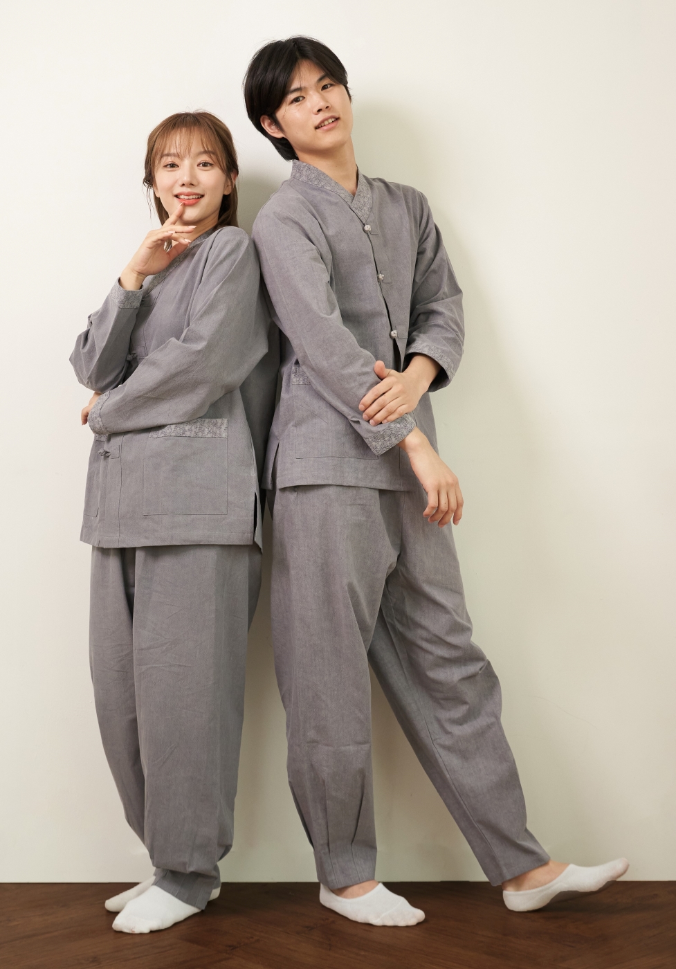 Korea traditional clothes _Modern hanbok_  Light Gray