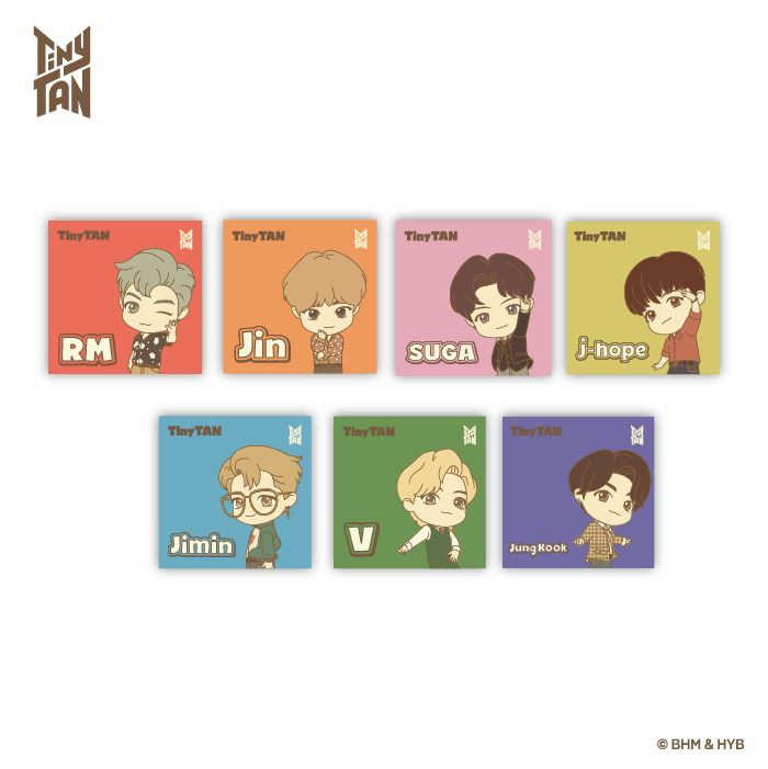 BTS Memo Pad Set