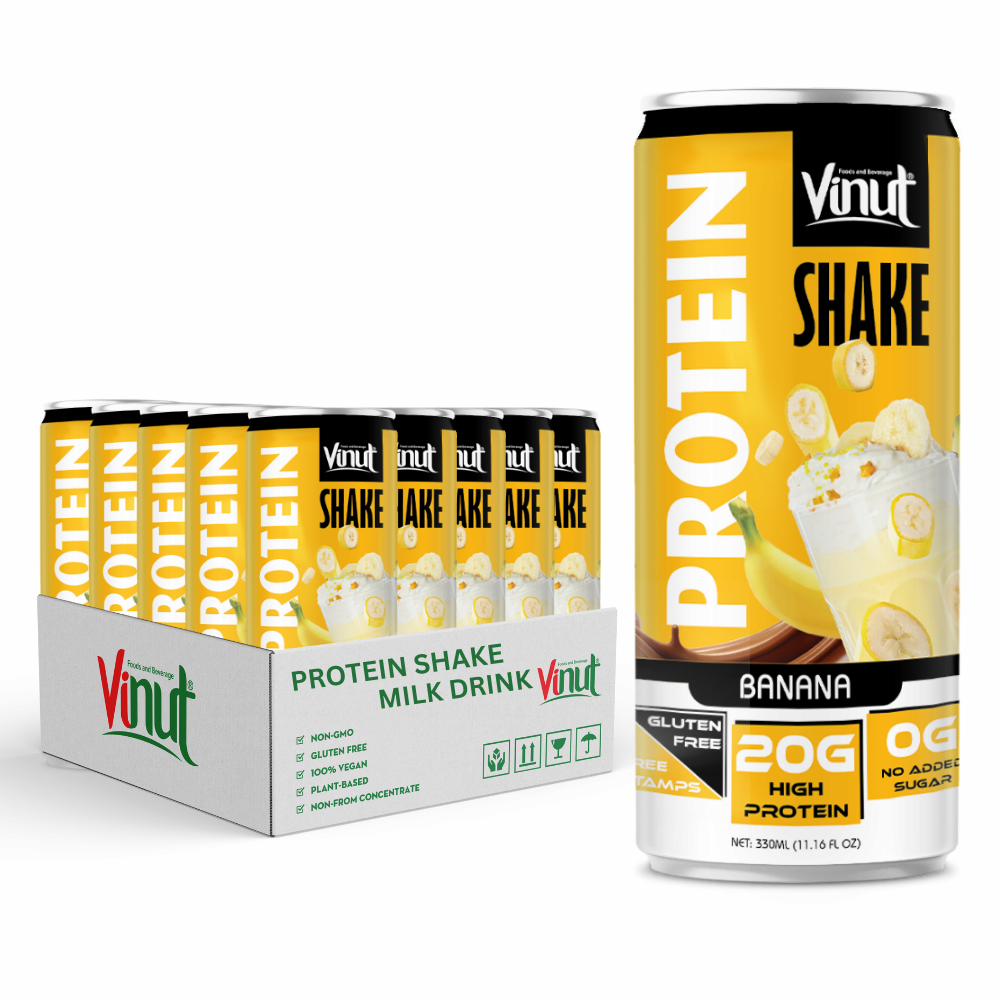 _Marketing Support _ 330ml High Protein Shake Drink With Banana Flavor Energy _ Free Sample