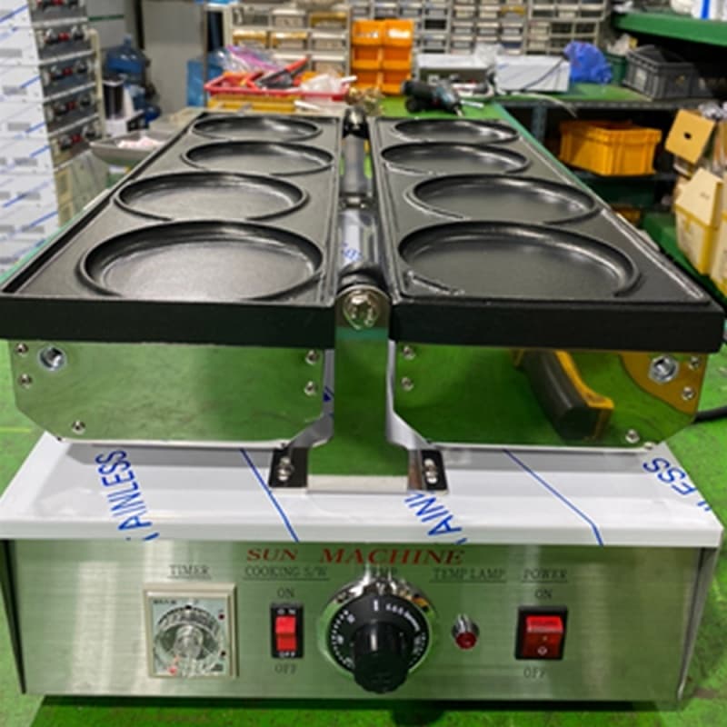 New Hotteok Making Machine_ Korea Electric Hotteok Machine 4P Chinese pancake machine