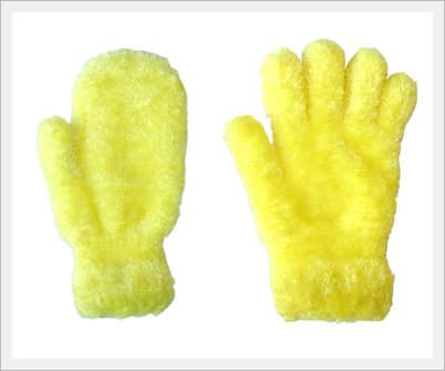 Eco-friendly Baby Bath Glove Made From Cornstarch