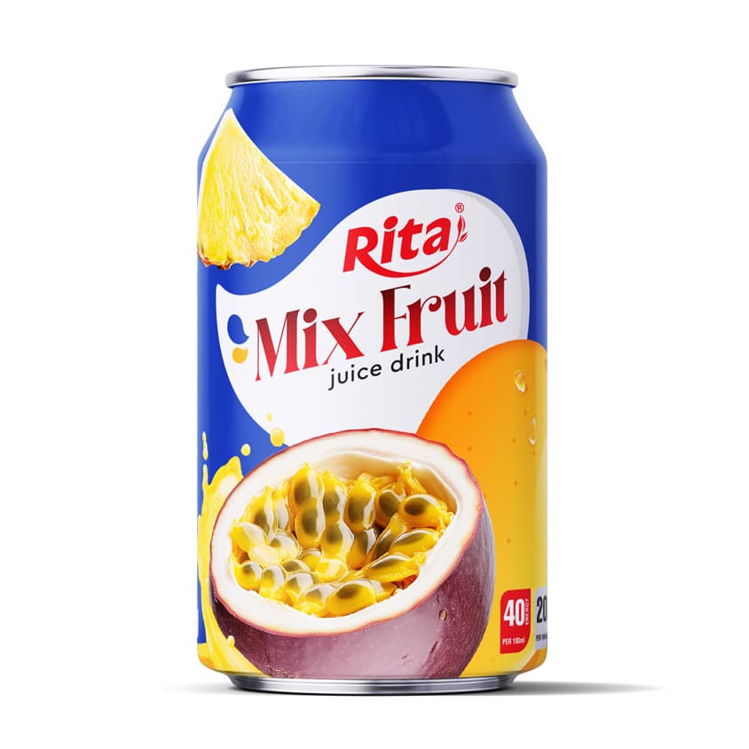 Wholesale Rita Best Buy Mixed Fruit Juice 330ml Short Can