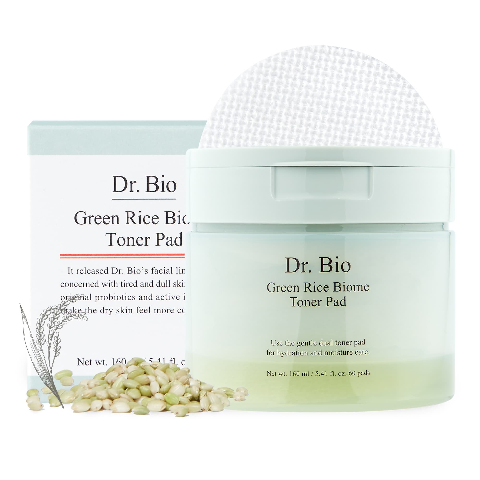 Dr_Bio Green Rice Biome Toner Pad 160ml