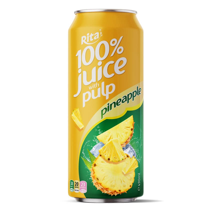 Hot Trending 500ml Can 100_ Pineapple Juice Drink