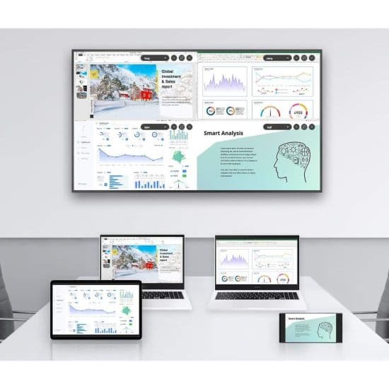 Samsung  98 QM98C UHD LED Display Wi_Fi HDMI_DP Ultra HD clarity