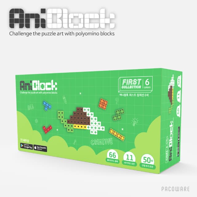 Educational Toys AniBlock First Collection 6 Colors
