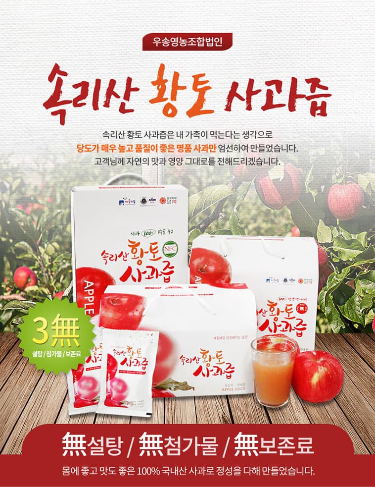Songnisan Apple juice 50