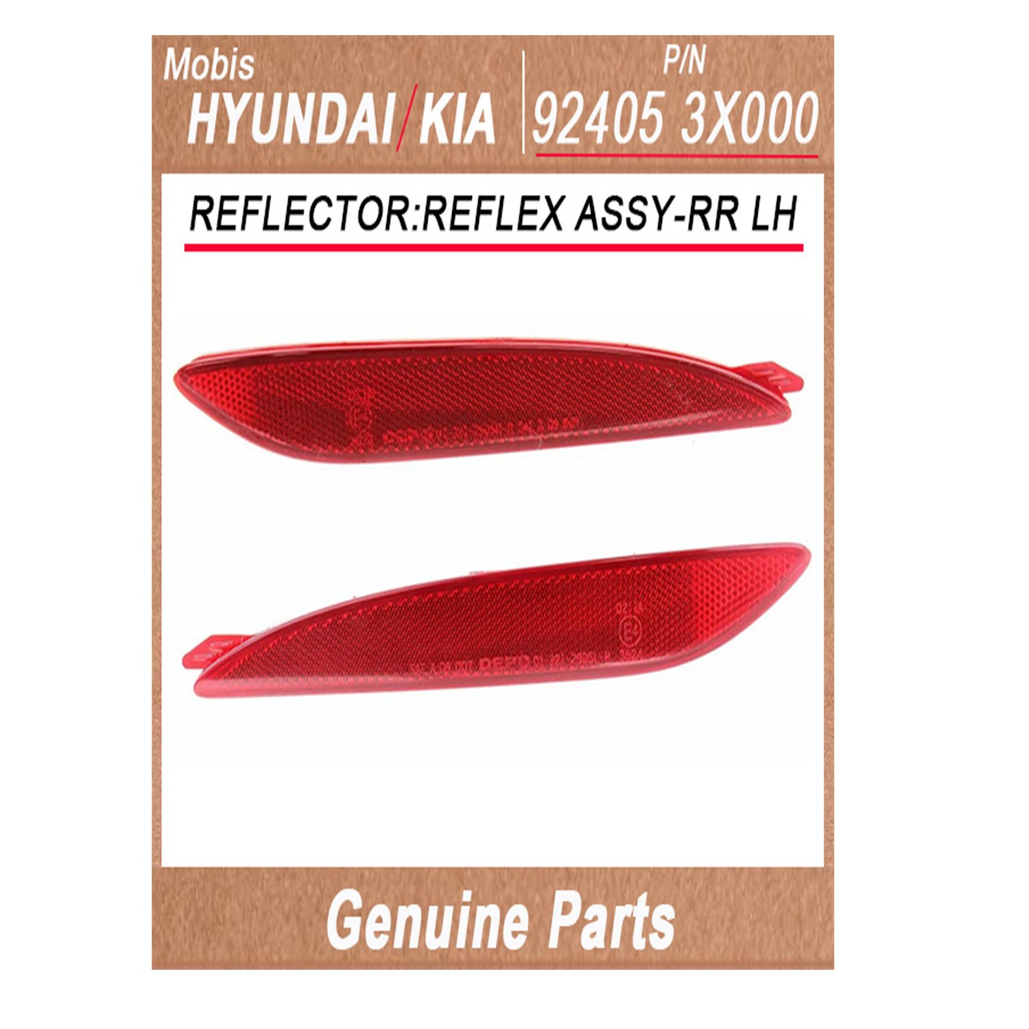 924053X000 _ REFLECTOR_REFLEX ASSY_RR LH _ Genuine Korean Automotive Spare Parts _ Hyundai Kia _Mobi