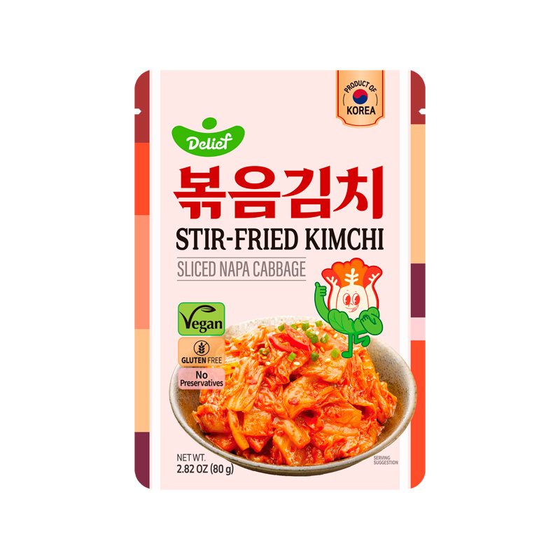 DELIEF Stir_Fried Kimchi _V_ 80g x 40