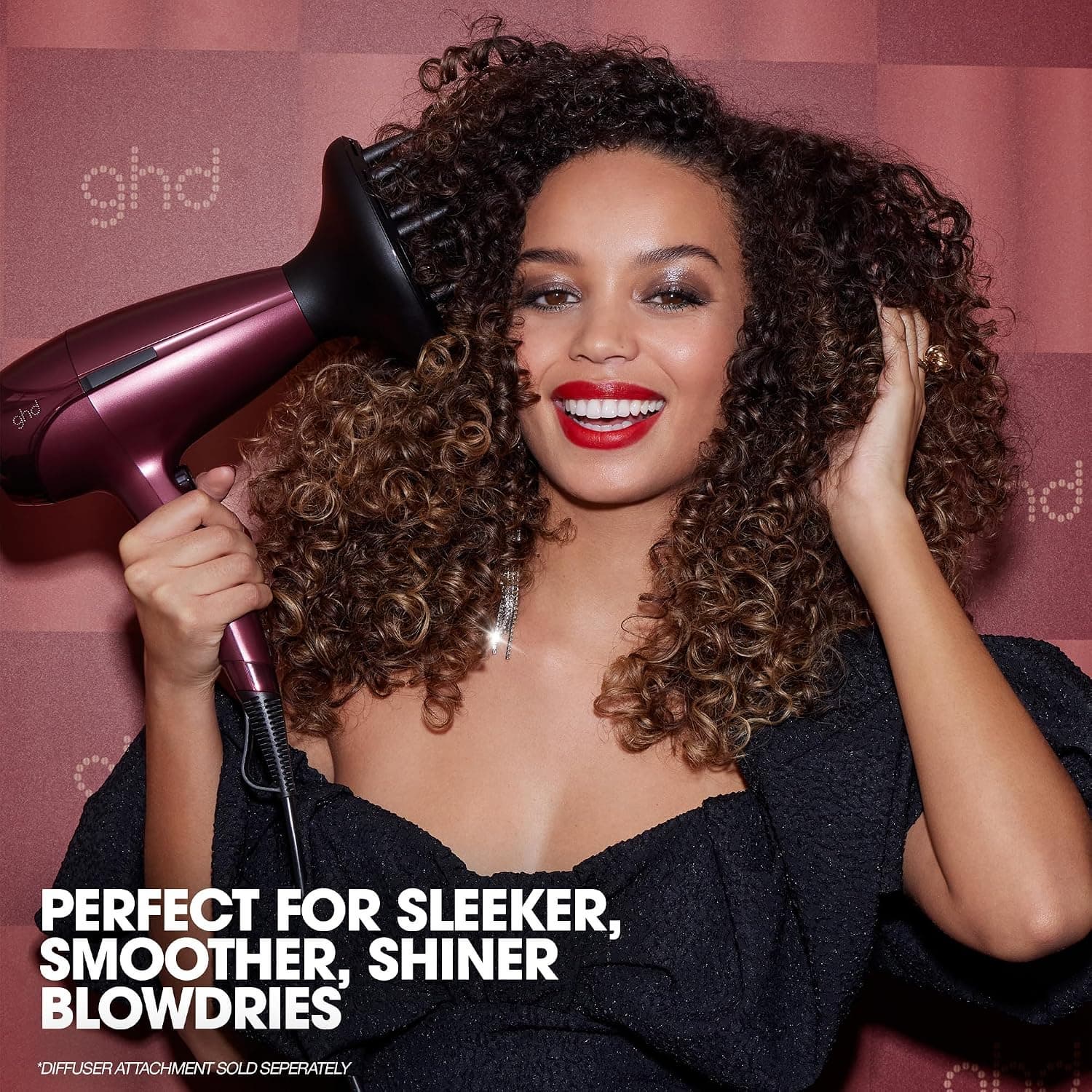 ghd Helios Hair Dryer 1875w Professional Blow Dryer Longer Life _ Brushless Motor Lightweight Hair