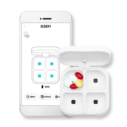 DEFI IoT Smart Pill Box 4 slots